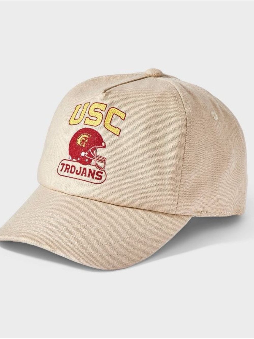 USC Trojans Beige Baseball Cap - Collegiate Fan Hat